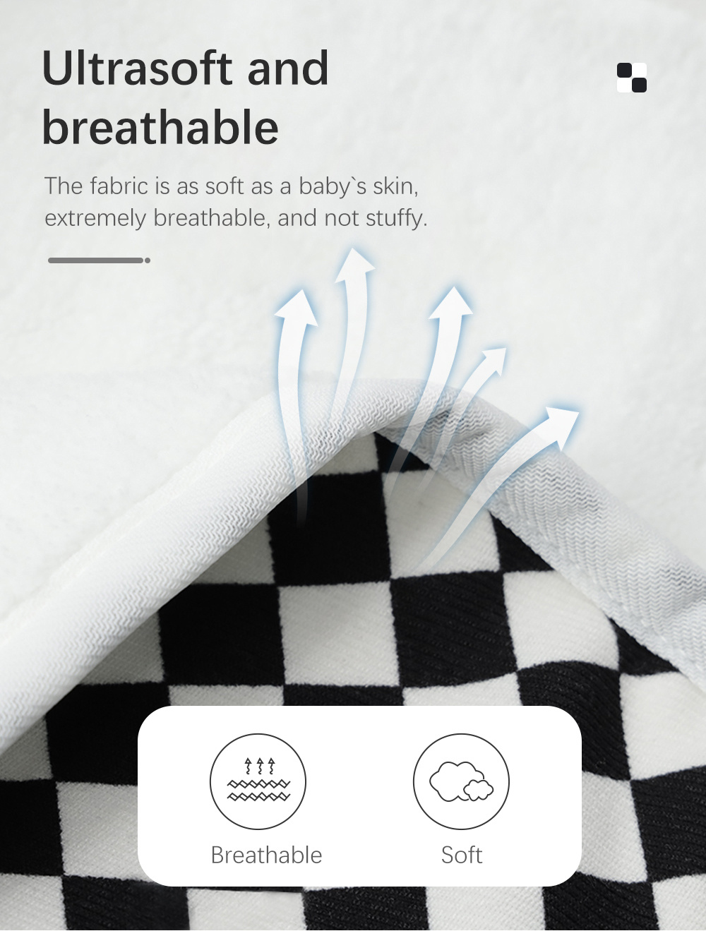 Fashion Checkerboard Hair Drying Cap-3